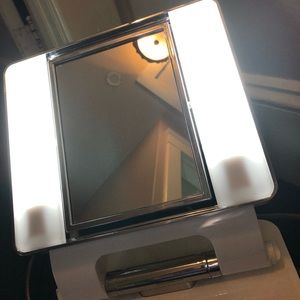 Ottlite vanity light up double sided mirror
